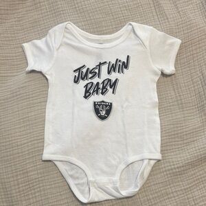 Raiders 24month year old onesie -new